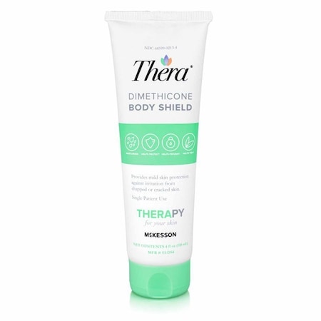 Thera Dimethicone Body Shield Skin Protectant 4 oz. Tube Scented Cream 53-DS4
